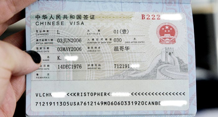 Làm visa Trung Quốc để đi du lịch